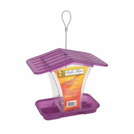 BELLE FLEUR Feeder Plastic Hopper Seed 50157